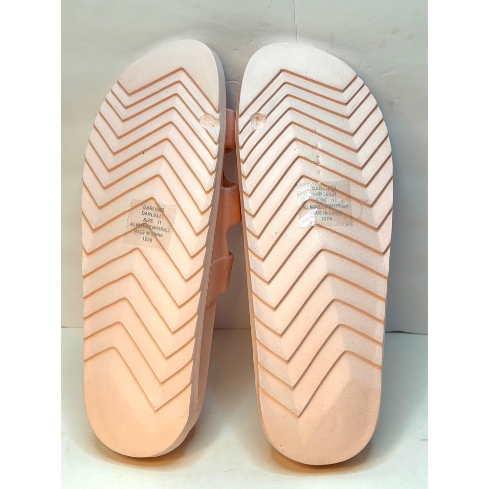 Madden Girl Darliing Banded Footbed Slide Sandals Pink Rose Size 11 NWT/BOX - Picture 7 of 10